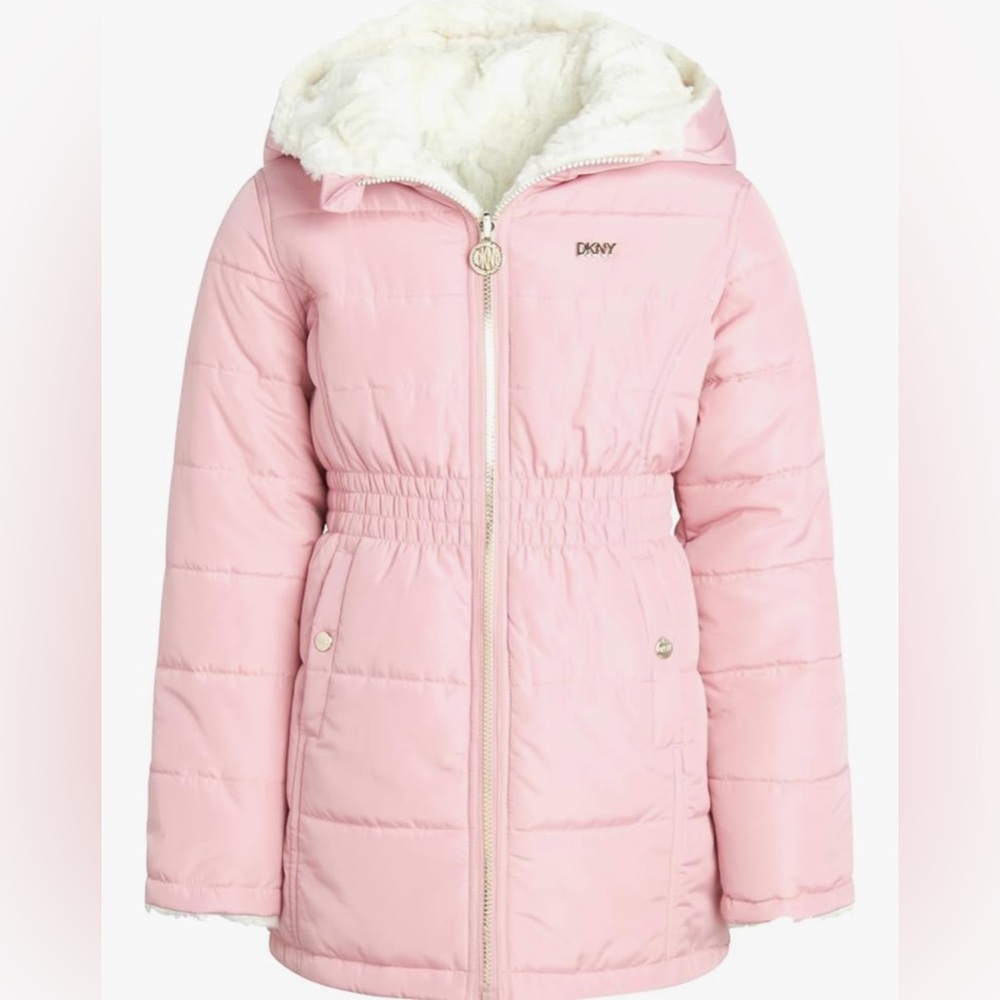 DKNY Girls’ Reversible Jacket